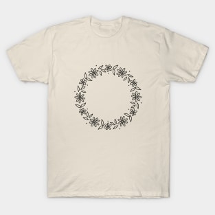 floral wreath T-Shirt